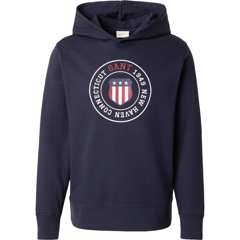 GANT Mikina tmavomodrá / červená / biela 66809293