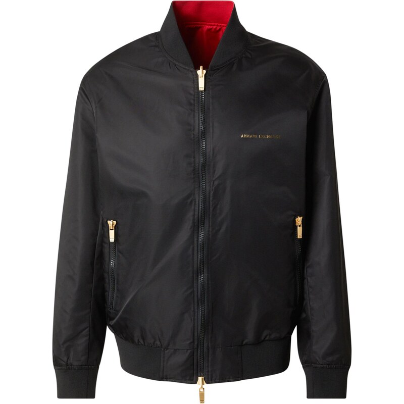 ARMANI EXCHANGE Prechodná bunda zlatá / červená / čierna 66809295