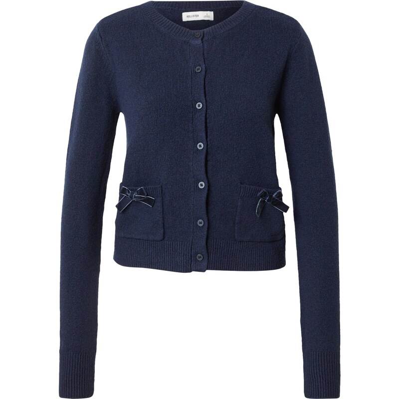 HOLLISTER Kardigán námornícka modrá 66809318