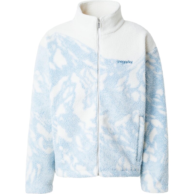 Pegador Flisová bunda Dinan svetlomodrá / biela 66809345