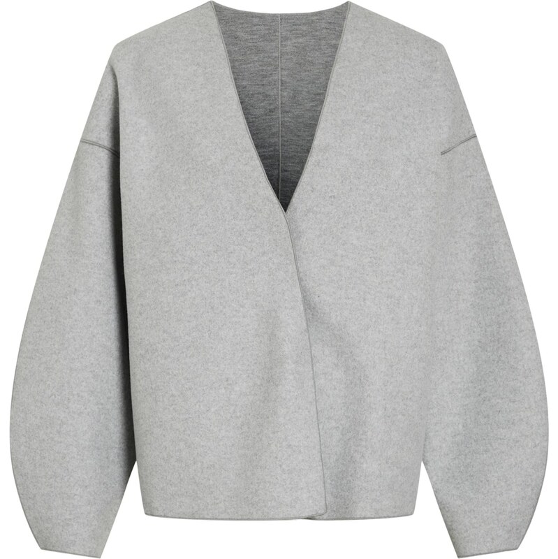 VILA Prechodná bunda VIJUICE svetlosivá 66809346