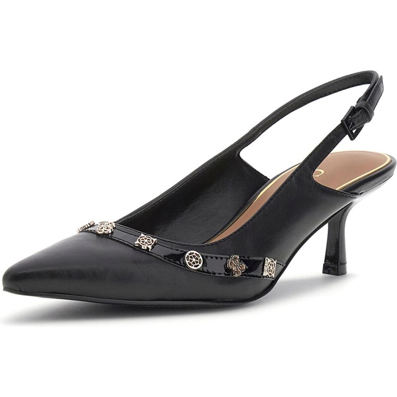 GUESS Lodičky s otvorenou pätou YANAI čierna 66809340