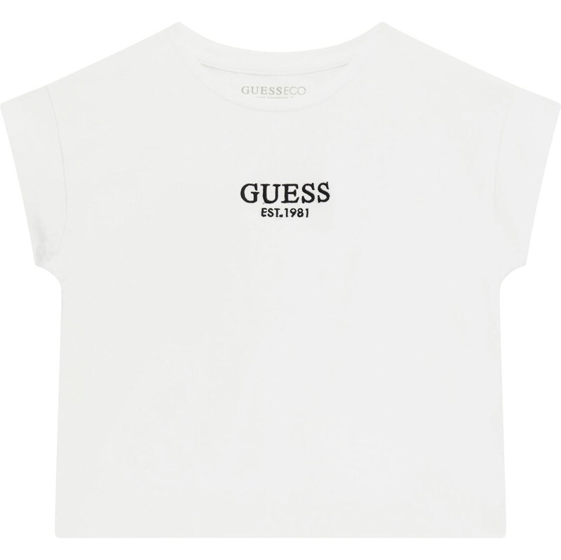 GUESS Tričko čierna / biela 66809369