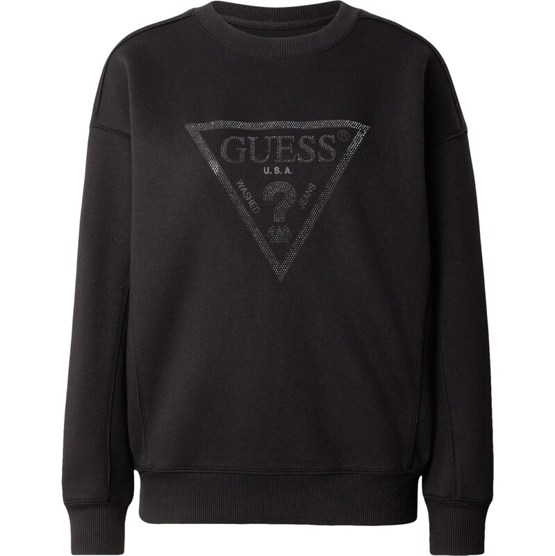 GUESS Mikina čierna / strieborná 66809403
