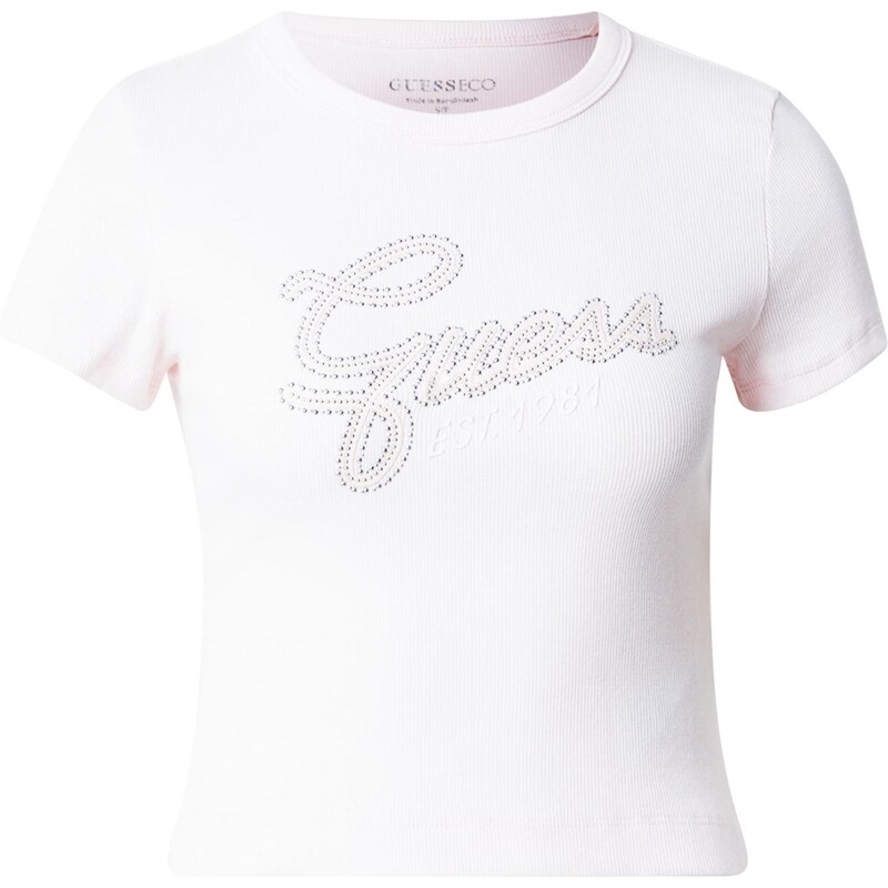 GUESS Tričko béžová / pastelovo ružová 66809430