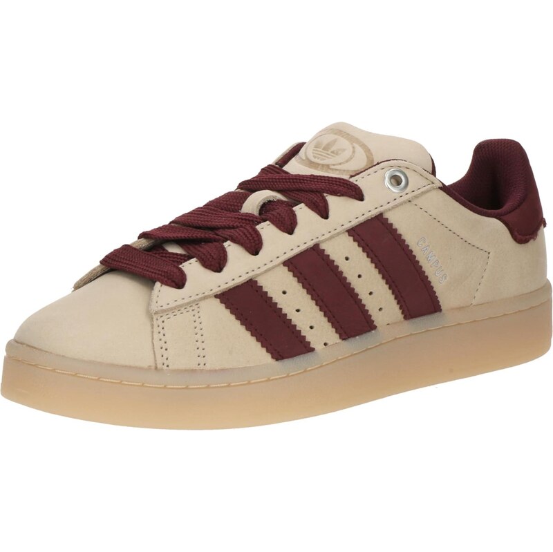 ADIDAS ORIGINALS Nízke tenisky CAMPUS 00s béžová / vínovo červená 66809477