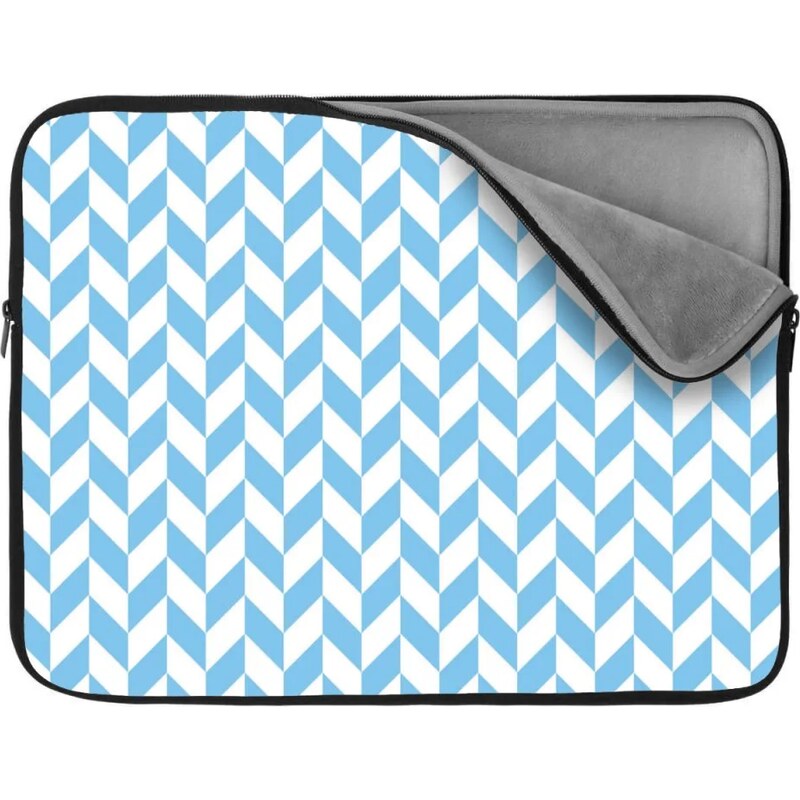 Sablio Obal na notebook Modro-biele kosodĺžniky 65430287