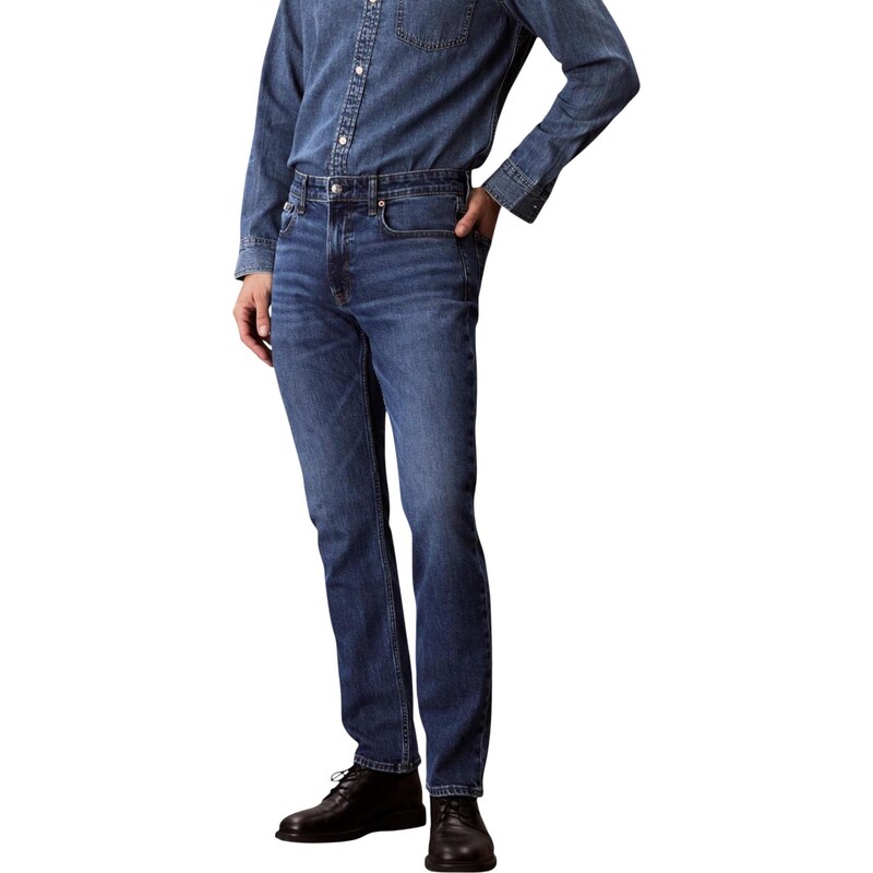 Calvin Klein pánske slim fit rifle 66813979