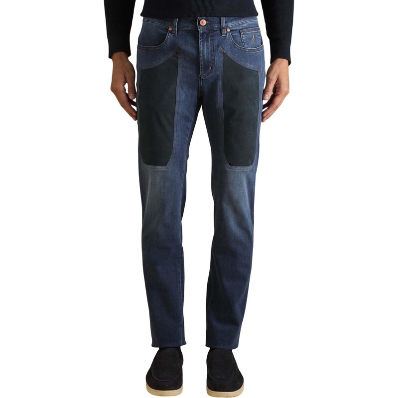 Jeckerson pánske rifle s kontrastnými panelmi 66814081