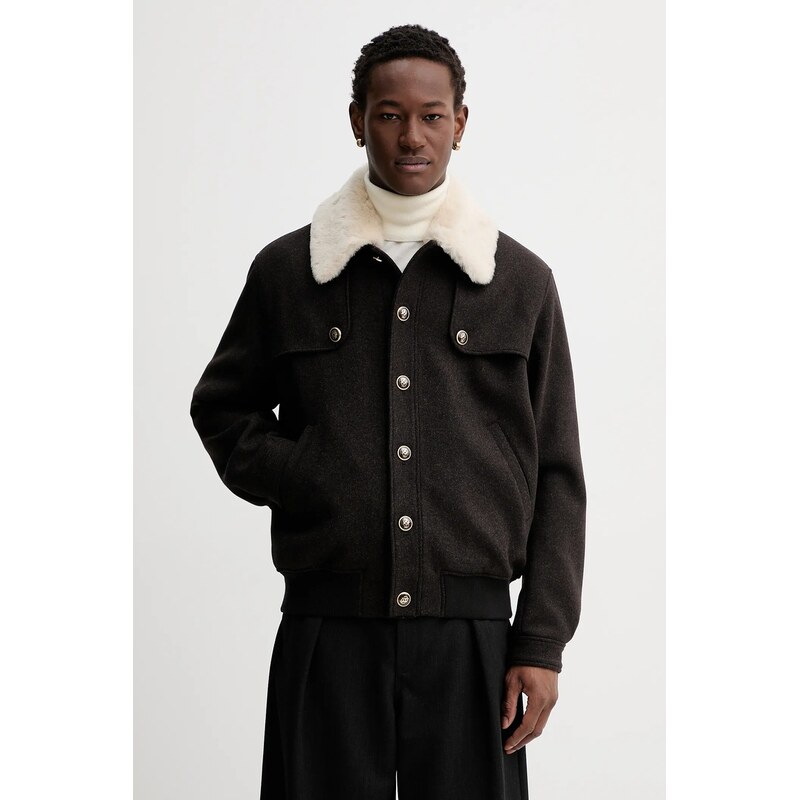 Bunda s prímesou vlny Drôle de Monsieur Le Blouson Laine 66596738