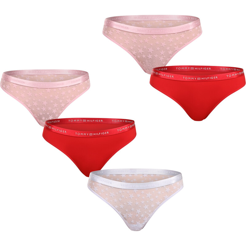 5PACK dámske tangá Tommy Hilfiger viacfarebné (UW0UW06136 0WK) 66818474