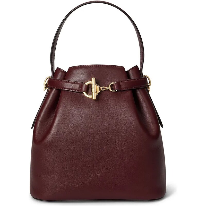 Kožená kabelka Lauren Ralph Lauren 66815969