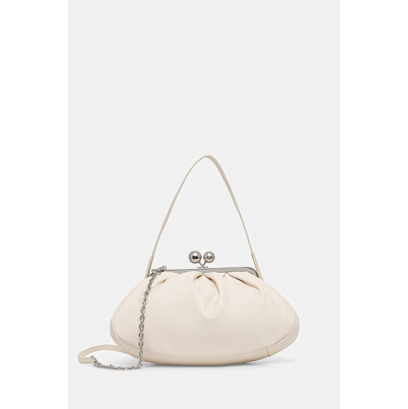 Kožená kabelka Weekend Max Mara CUBICO 66816043