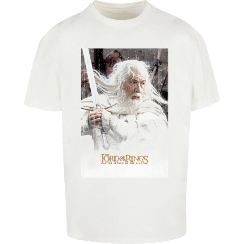 Merchcode Tričko Lord of the Rings - Gandalf zmiešané farby / biela 67236806