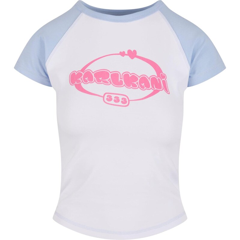 Karl Kani Tričko svetlomodrá / svetloružová / biela 66886558