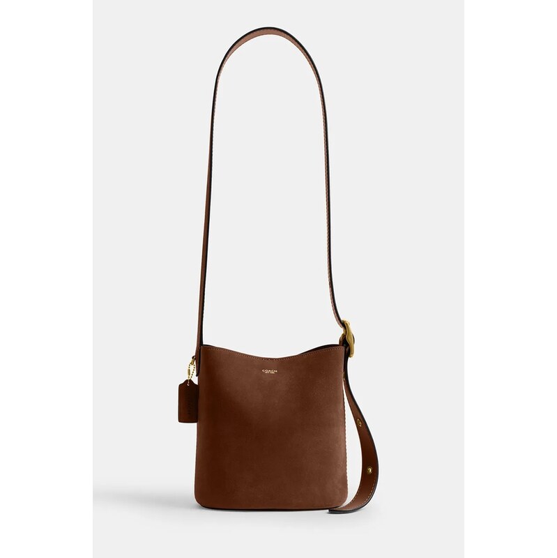 Semišová kabelka Coach Suede Bleecker Bucket 21 66816547