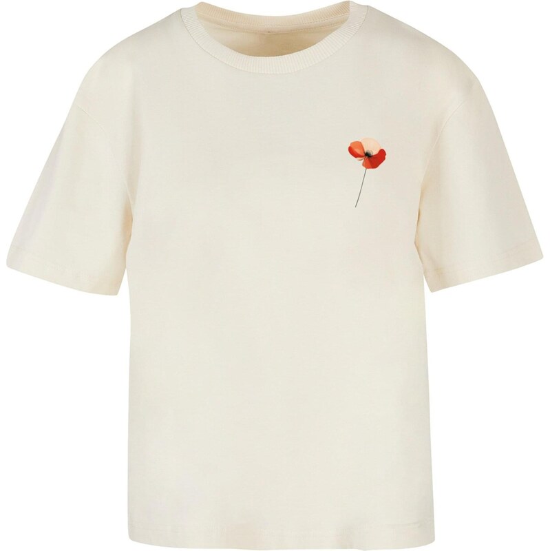 Merchcode Tričko piesková / šedobiela 68547412