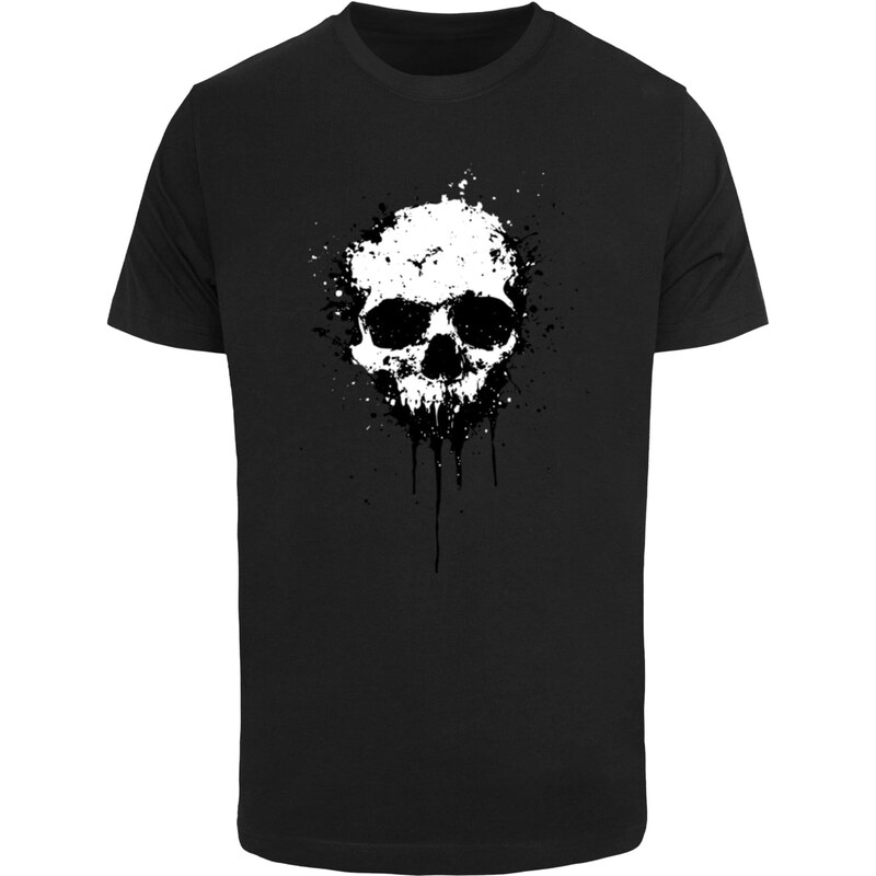 Mister Tee Tričko Artsy Skull čierna / biela 67399722