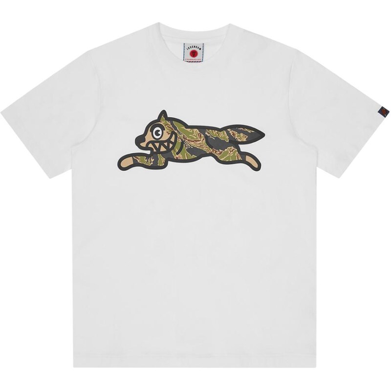 ICECREAM Tiger Stripe Runnig Dog Tee White - Pánske - Tričko ICECREAM 66814845
