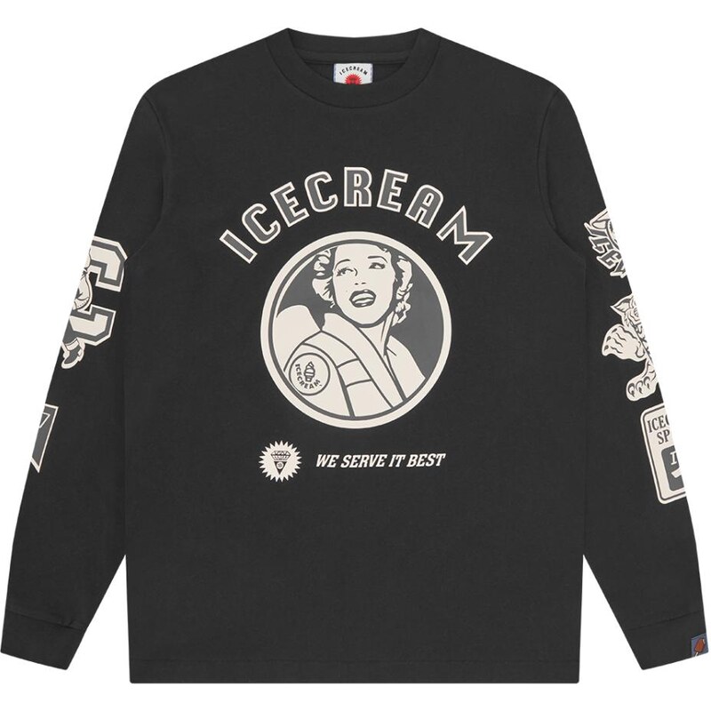 ICECREAM Multi Graphic Tee - Pánske - Tričko ICECREAM - Čierne - 66814840