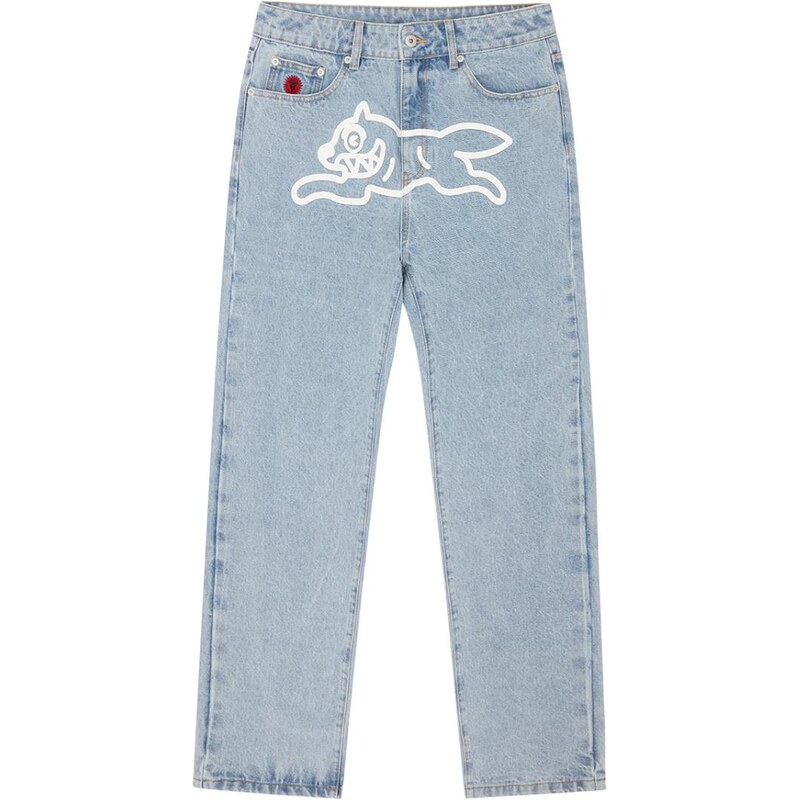 ICECREAM Running Dog Denim Pant - Pánske - Nohavice ICECREAM - Modré - 66814838