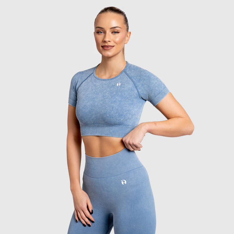 Dámsky crop top Iron Aesthetics Faded, washed blue 66816808