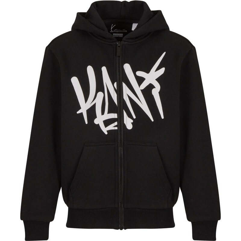 Karl Kani Tepláková bunda KC251-006-1 čierna / biela 67297828