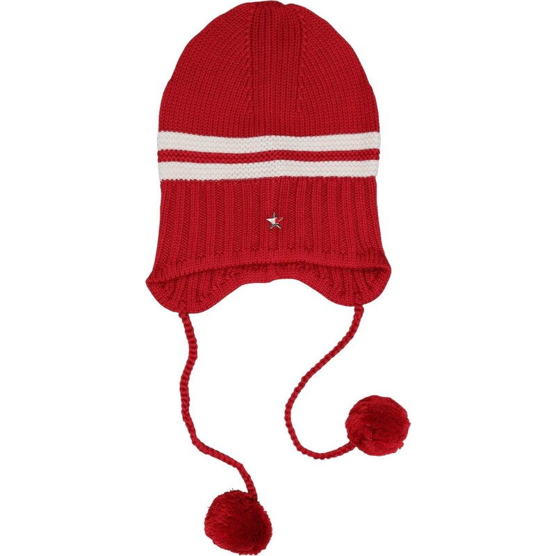 Tommy Hilfiger Jeans Červená čiapka s brmbolcami 66813546
