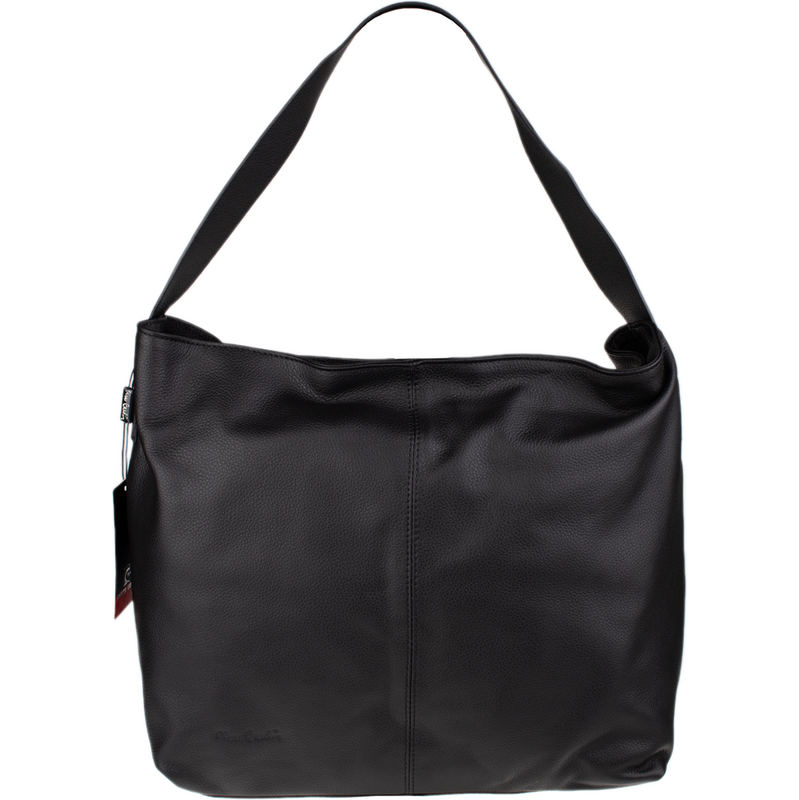 Čierna kožená talianska kabelka Pierre Cardin 5347 Nero NovaKabelka.sk 66818455