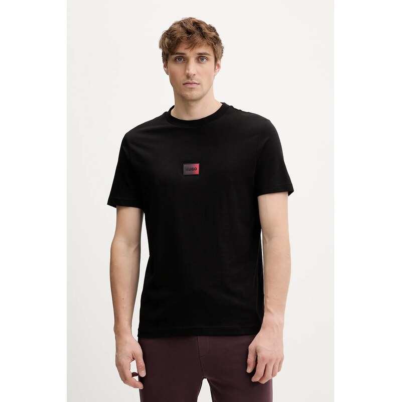 Bavlnené tričko HUGO Danotie 66817350