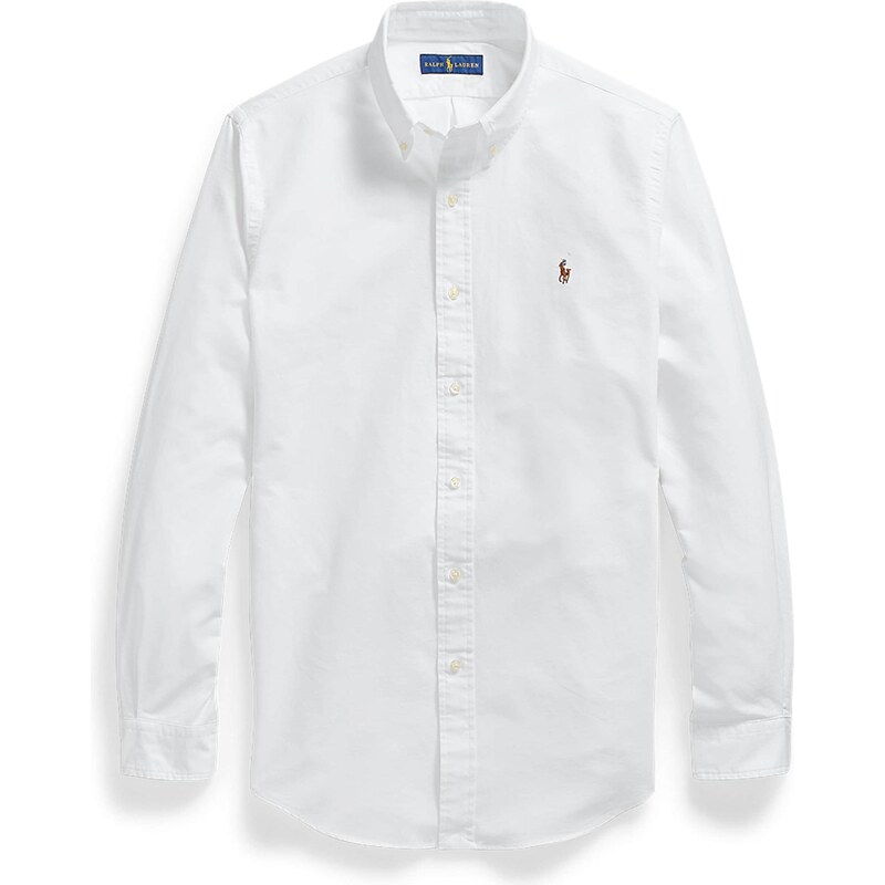 Polo Ralph Lauren Košeľa hnedá / biela 37180675