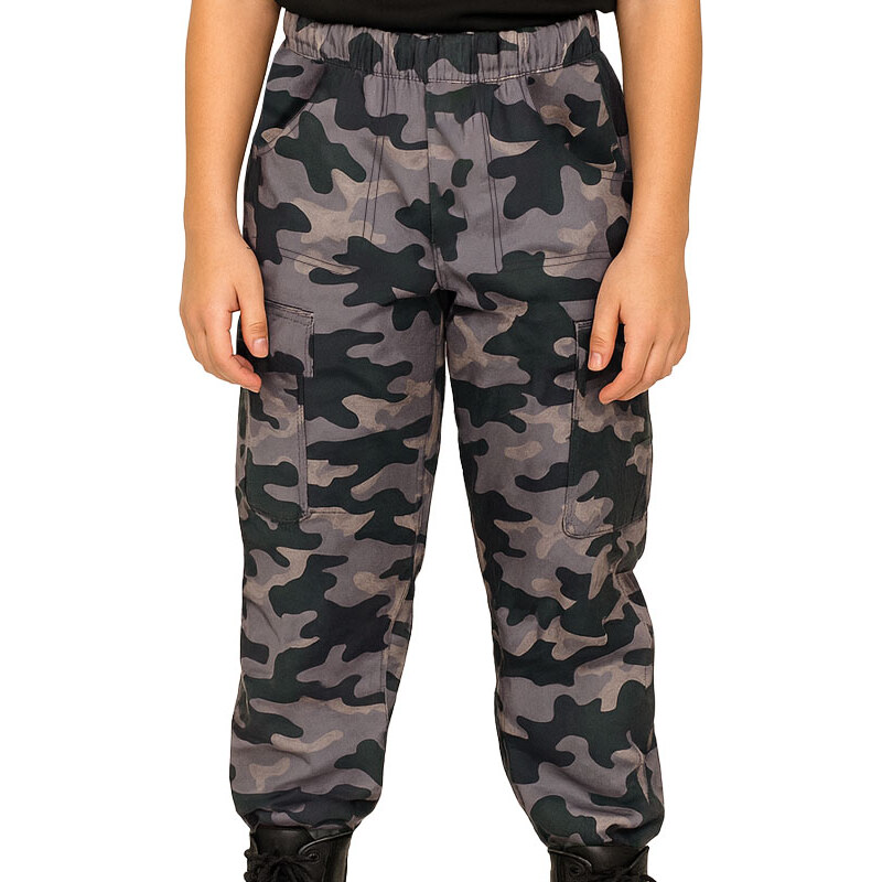 Maskáčové nohavice detské MORASS 146/164 16957164