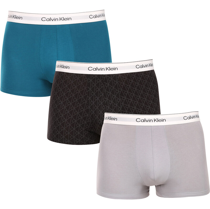 3PACK pánske boxerky Calvin Klein viacfarebné (NB4565-2VI) 66819215