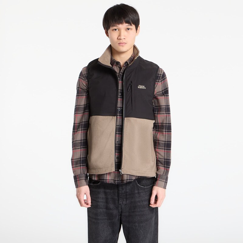 Vesta Horsefeathers Duval Fleece Vest Taupe XL 66819616