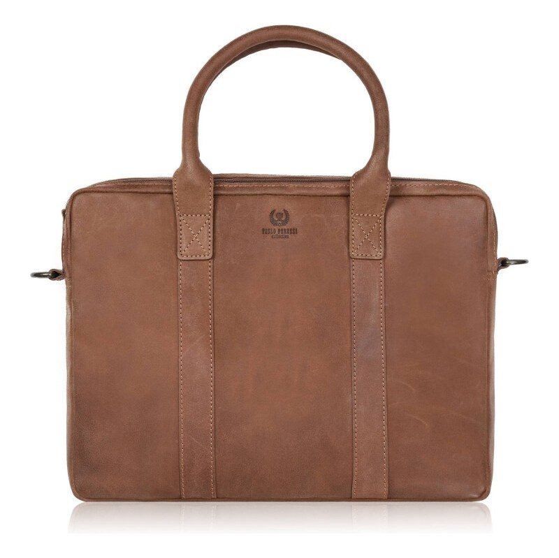 Kožená pánská aktovka / taška Paolo Peruzzi IM-05 66820329