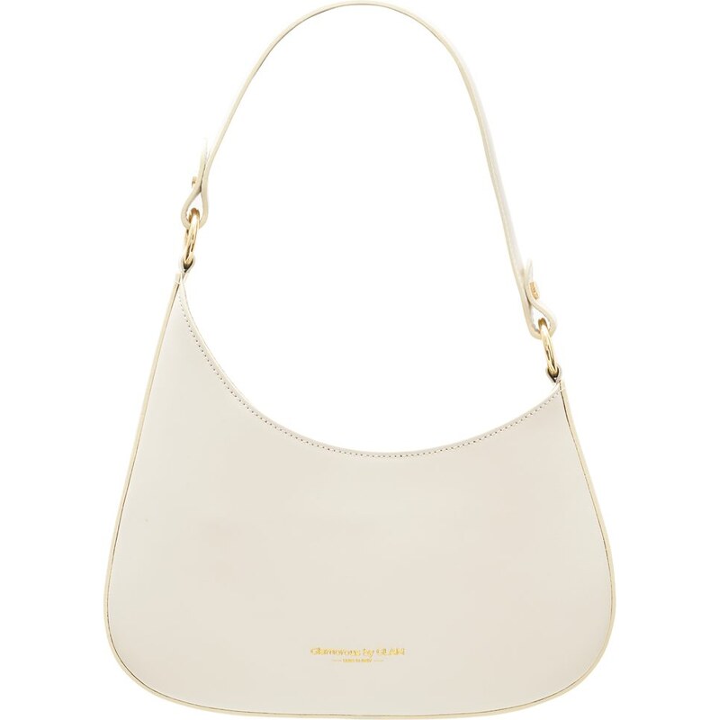 Glamorous by GLAM Kožená kabelka ražená béžová 66820779