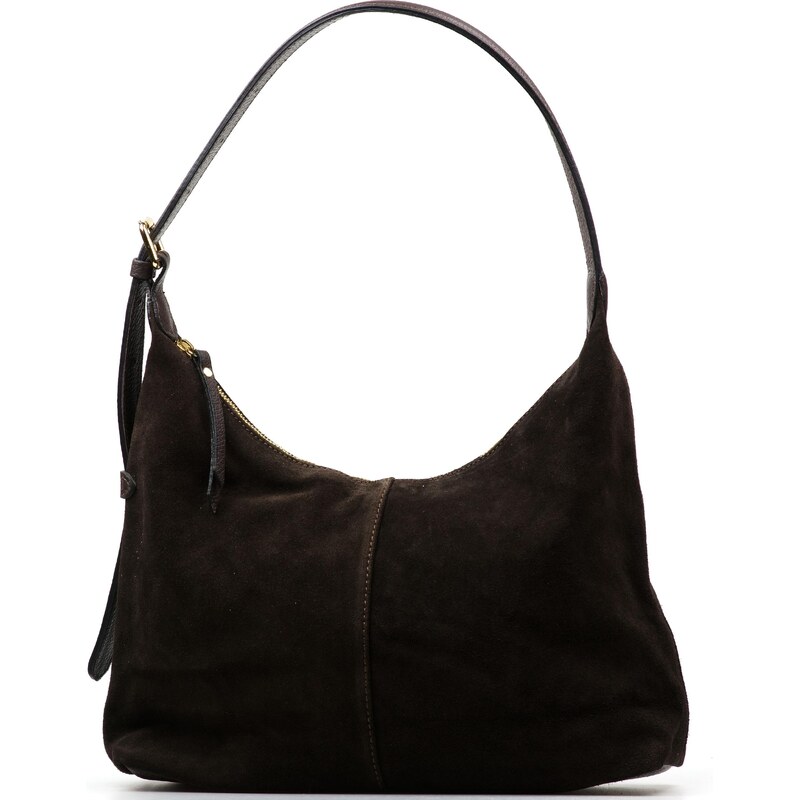 Blaire Kožená kabelka Vittoria tmavo hnedá 66820844