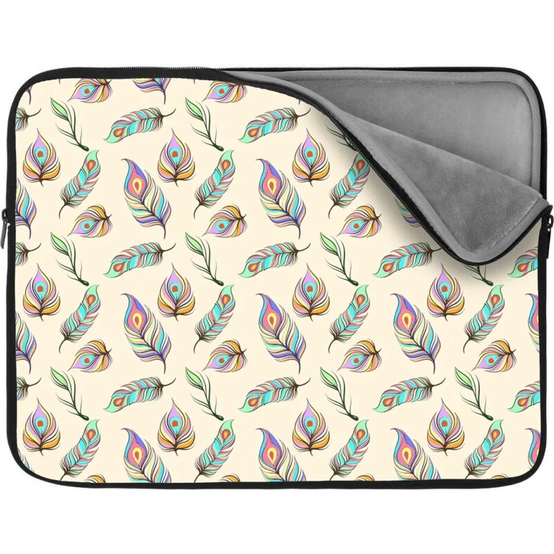 Sablio Obal na notebook Pávie pierka 65424591