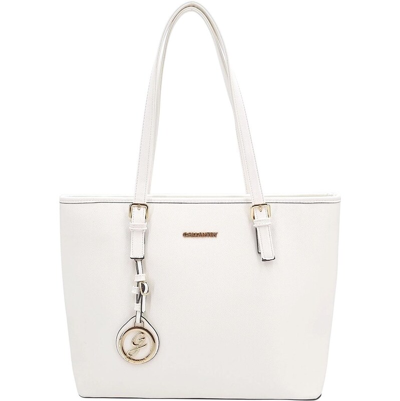 Originálna dámska biela nákupná taška P8AQA 66820941