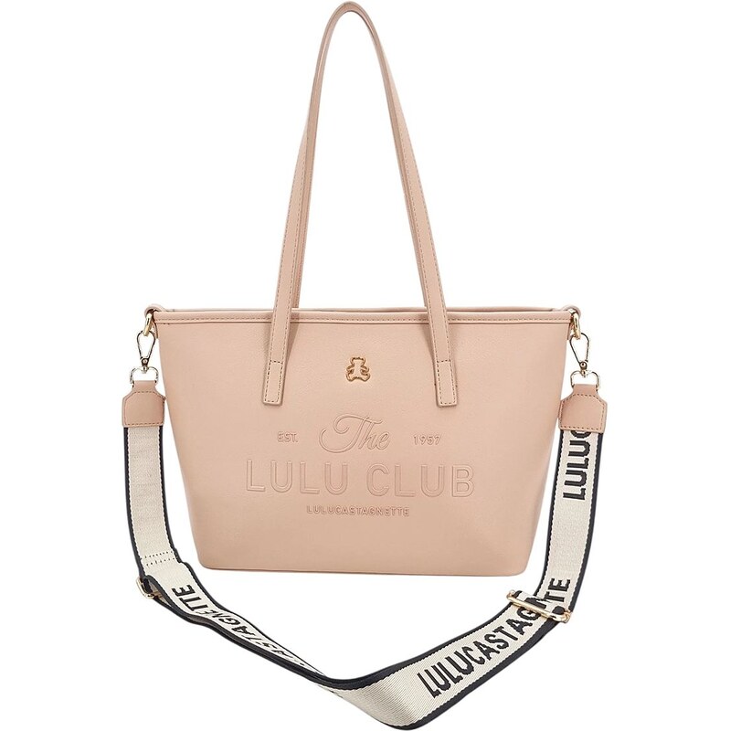 Módna dámska nákupná taška ružová R6UXM 66820954