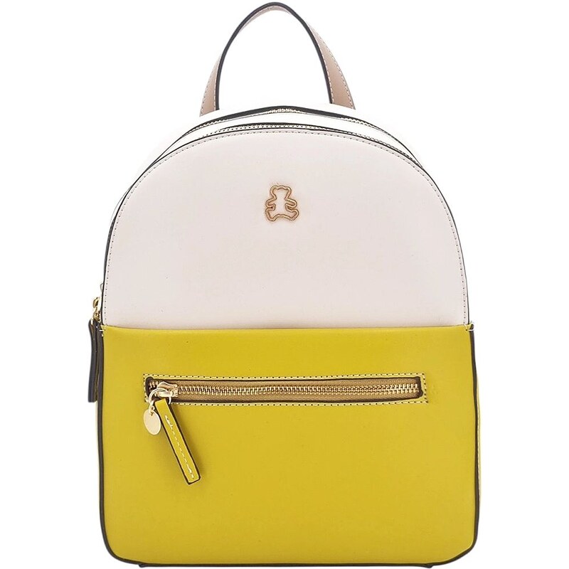 Trendy dámsky batoh žltý 3SGFS 66820957