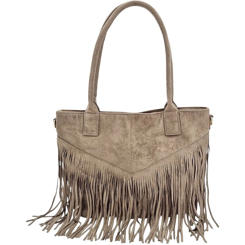 Luxusná béžová dámska nákupná taška KCZXE 66820999