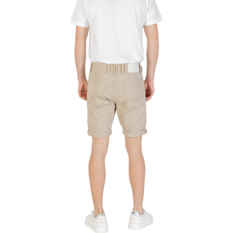 Pánske béžové bermudy Replay 66825144
