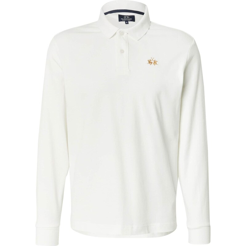 La Martina Tričko smaragdová / biela 66834018