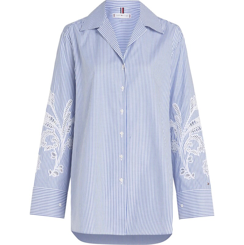 TOMMY HILFIGER Blúzka modrá / biela 66834081