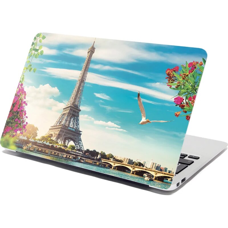 Sablio Samolepka na notebook Paríž Eiffelova veža Mraky 65109840
