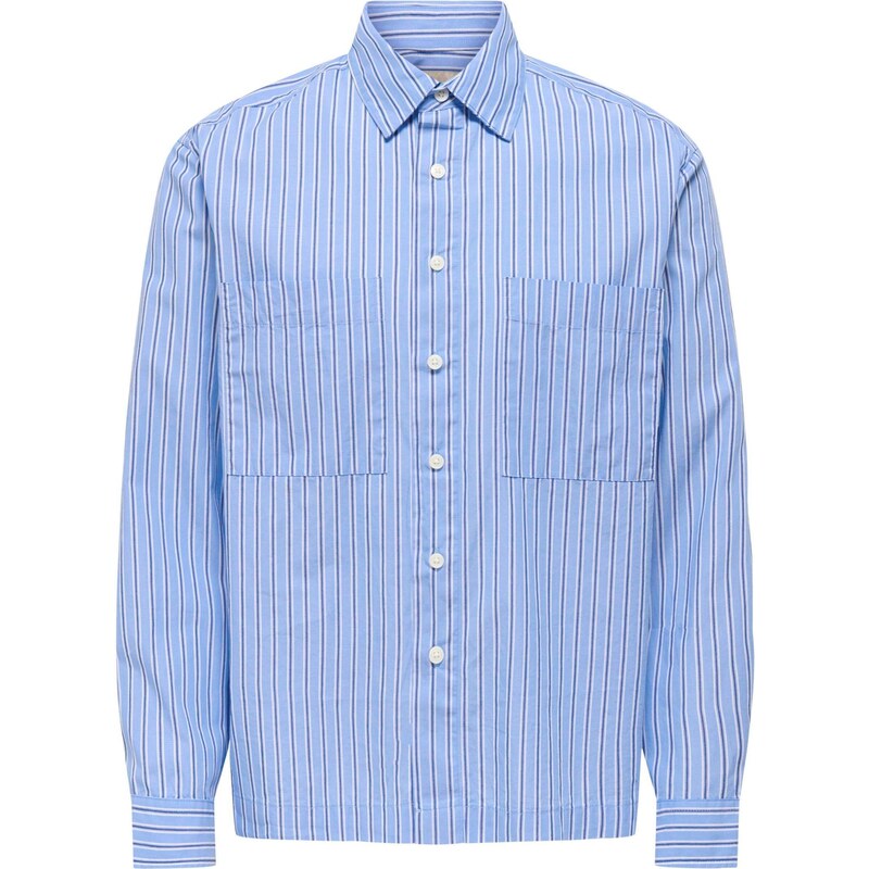 Only & Sons Košeľa ONSGREEL svetlomodrá / tmavomodrá / biela 66834204