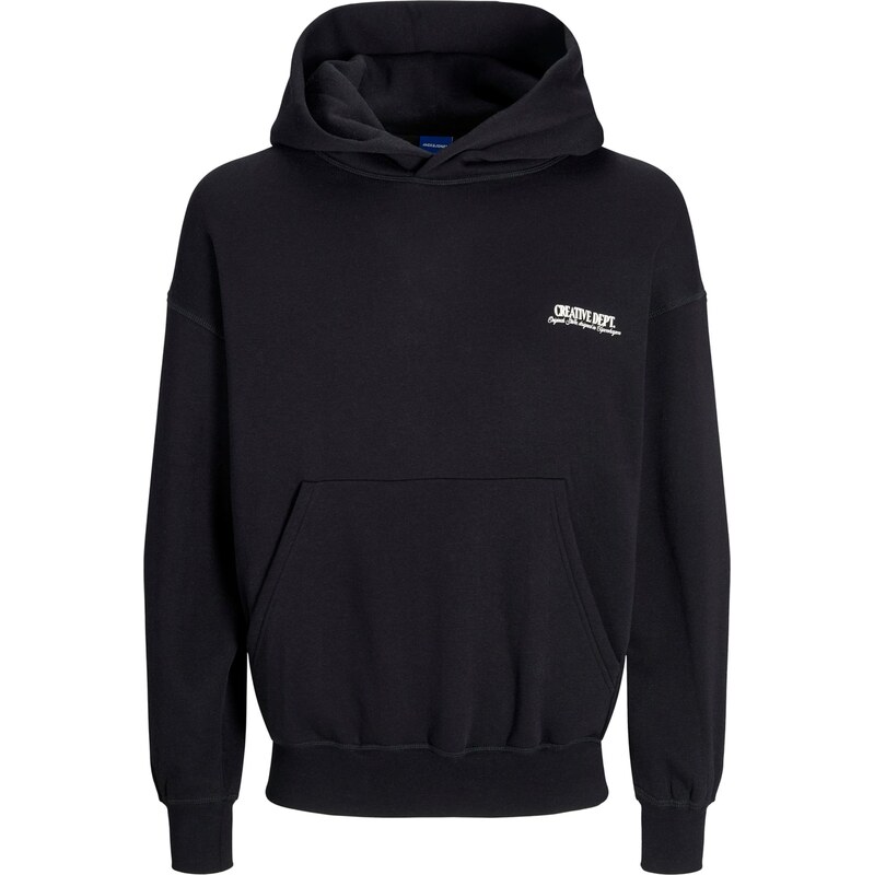 JACK & JONES Mikina JWHROXBURY čierna / biela 66834259