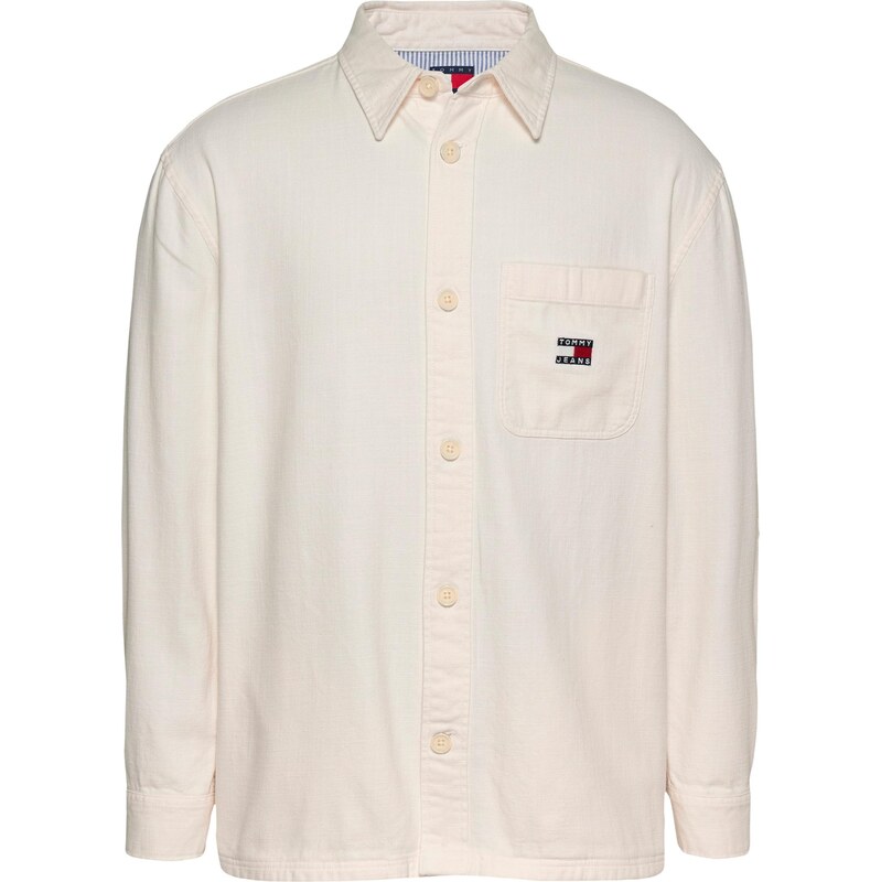 Tommy Jeans Košeľa biela ako vlna 66834320