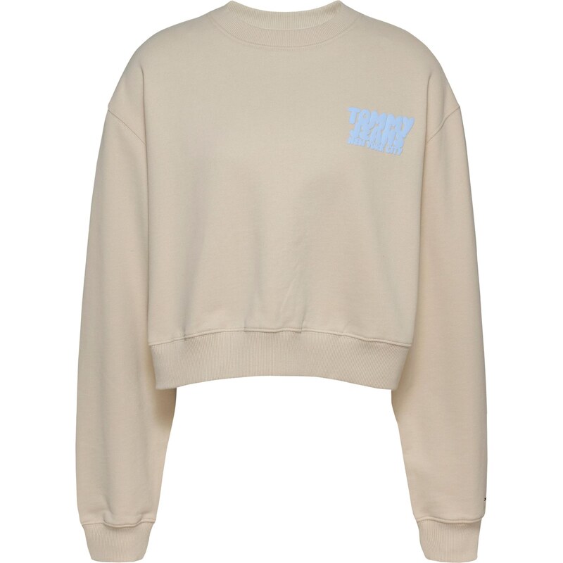 Tommy Jeans Mikina béžová / svetlomodrá 66834342